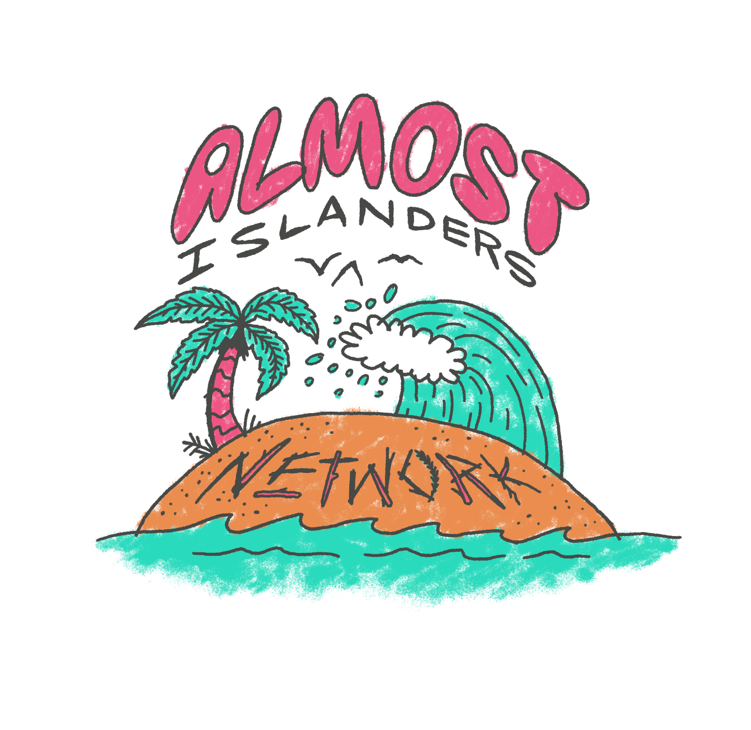Almost Islanders Network Logo